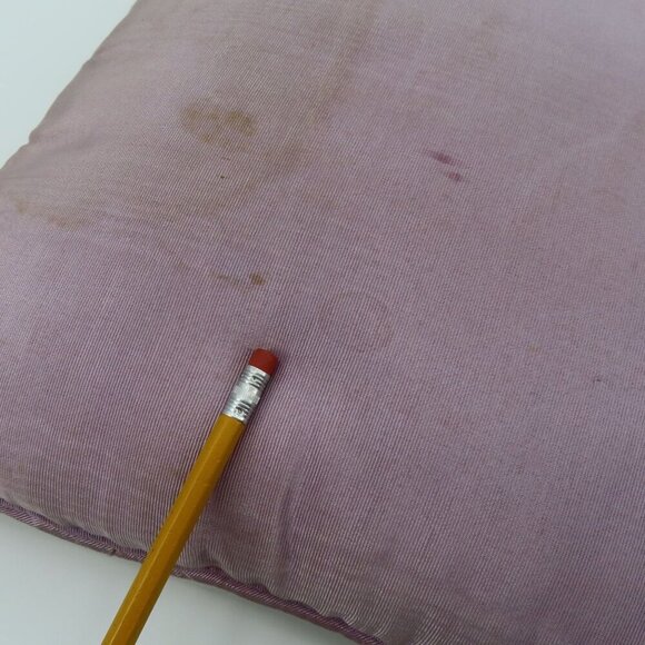 Handmade Multicolor Flower Floral Needlepoint Purple Back Throw Accent Pillow - Picture 9 of 13